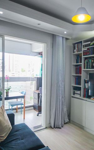 Studio à venda com 40m², 1 quarto e 1 vagaSala 