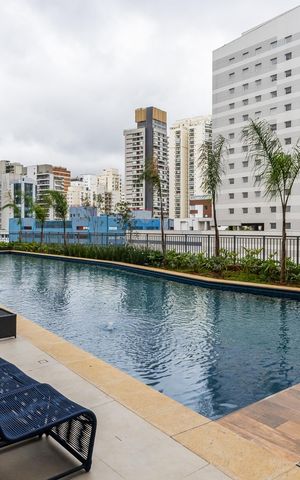 Studio para alugar com 24m², 1 quarto e sem vaga Studio para alugar com 24m², 1 quarto e sem vagaÁrea comum - Piscina