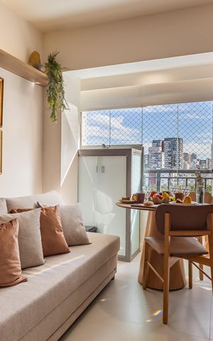Studio para alugar com 24m², 1 quarto e sem vaga Studio para alugar com 24m², 1 quarto e sem vagaSala