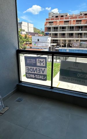 Apartamento à venda com 45m², 1 quarto e 1 vaga Apartamento à venda com 45m², 1 quarto e 1 vagaVaranda