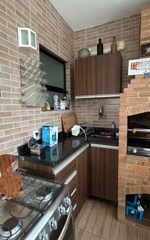 Casa à venda com 124m², 2 quartos e 1 vagaEspaço Gourmet
