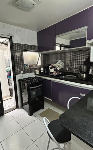 Casa à venda com 124m², 2 quartos e 1 vagaCozinha