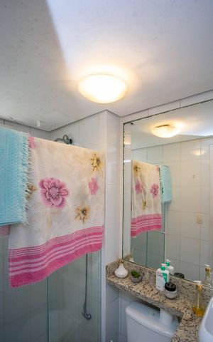 Apartamento à venda com 63m², 3 quartos e 1 vagaBanheiro da Suíte