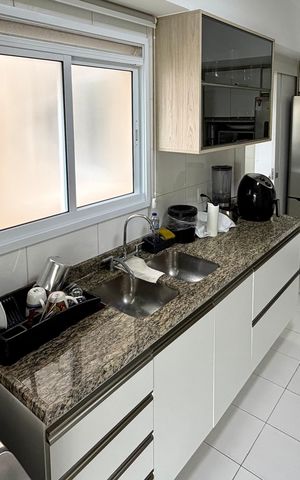 Apartamento à venda com 231m², 3 quartos e 3 vagas Apartamento à venda com 231m², 3 quartos e 3 vagasCozinha 3