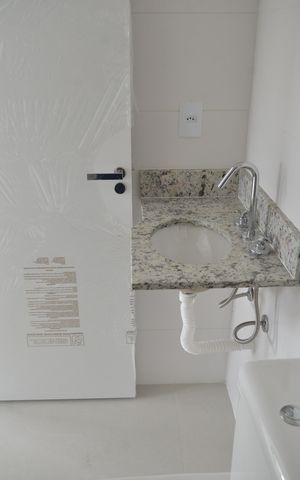 Apartamento à venda com 56m², 1 quarto e 1 vagaBanheiro Social