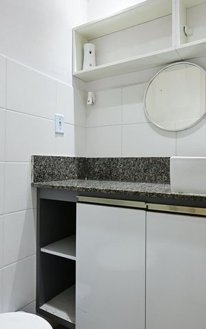 Apartamento para alugar com 47m², 1 quarto e 1 vagaBanheiro