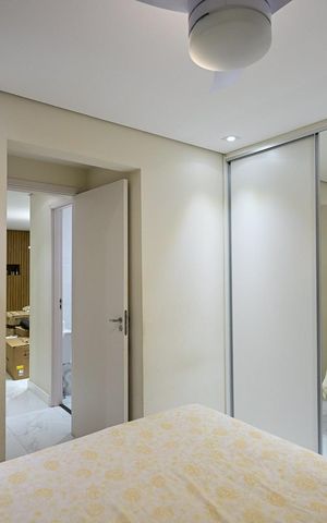 Apartamento para alugar com 47m², 1 quarto e 1 vagaQuarto 2