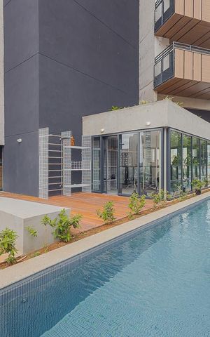 Apartamento à venda com 44m², 1 quarto e 1 vagaPiscina
