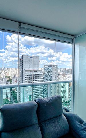 Apartamento à venda com 45m², 1 quarto e 1 vagaVaranda