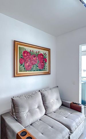 Apartamento à venda com 45m², 1 quarto e 1 vagaSala