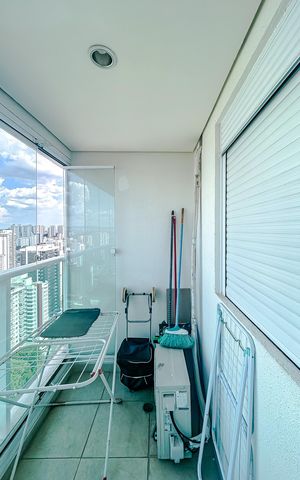 Apartamento à venda com 45m², 1 quarto e 1 vagaVaranda