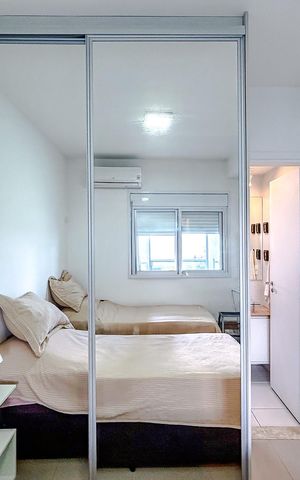 Apartamento à venda com 45m², 1 quarto e 1 vagaSuíte