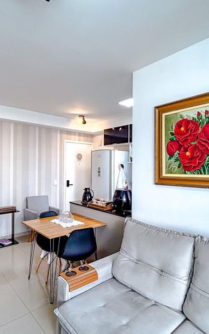 Apartamento à venda com 45m², 1 quarto e 1 vagaSala