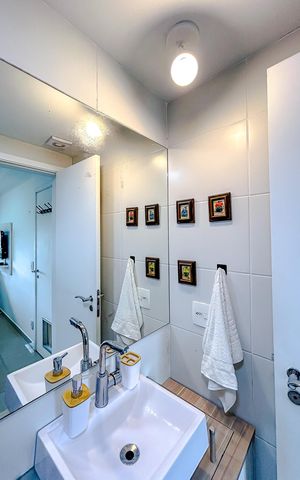 Apartamento à venda com 45m², 1 quarto e 1 vagaBanheiro da Suíte