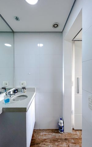 Apartamento à venda com 45m², 1 quarto e 1 vagaBanheiro da Suíte
