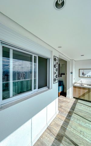 Apartamento à venda com 45m², 1 quarto e 1 vagaVaranda