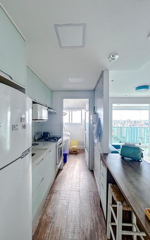 Apartamento à venda com 45m², 1 quarto e 1 vagaCozinha