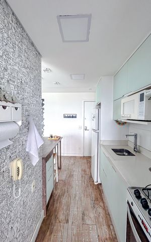 Apartamento à venda com 45m², 1 quarto e 1 vagaCozinha