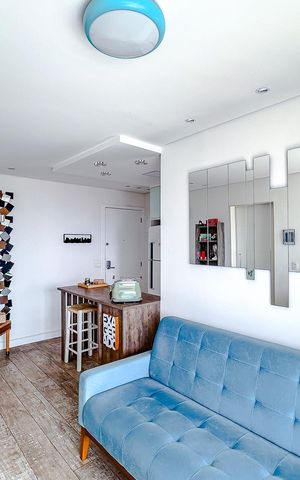 Apartamento à venda com 45m², 1 quarto e 1 vagaSala