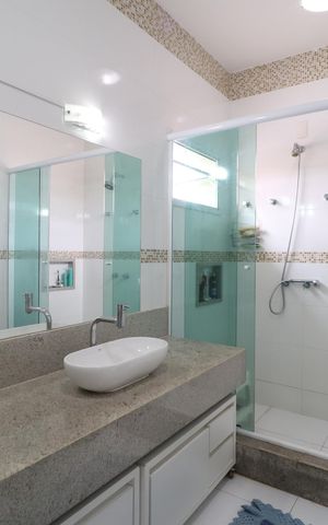 Casa para alugar com 390m², 3 quartos e 2 vagasBanheiro do Quarto 1