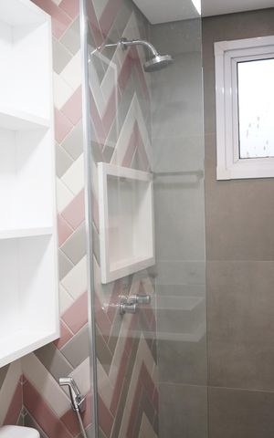 Apartamento à venda com 55m², 2 quartos e 1 vagaBanheiro da Suíte