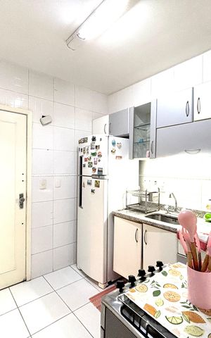 Apartamento à venda com 90m², 2 quartos e sem vagaCozinha 