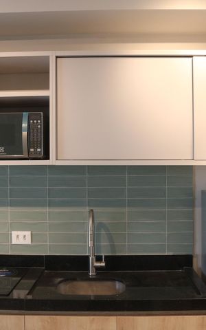 Studio à venda com 29m², 1 quarto e sem vagaCozinha