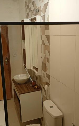 Casa para alugar com 150m², 4 quartos e 1 vaga Casa para alugar com 150m², 4 quartos e 1 vagaBanheiro da suíte