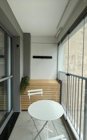 Studio para alugar com 26m², 1 quarto e sem vaga