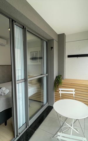 Studio para alugar com 26m², 1 quarto e sem vaga