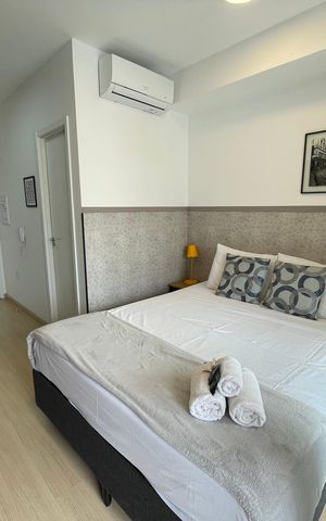 Studio para alugar com 26m², 1 quarto e sem vaga