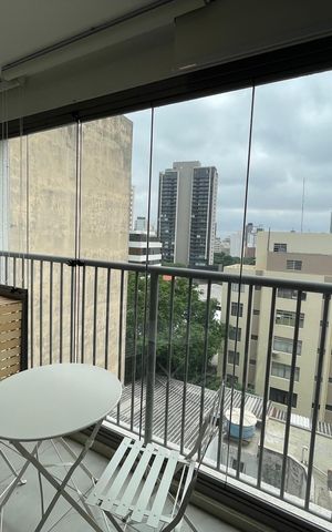 Studio para alugar com 26m², 1 quarto e sem vaga