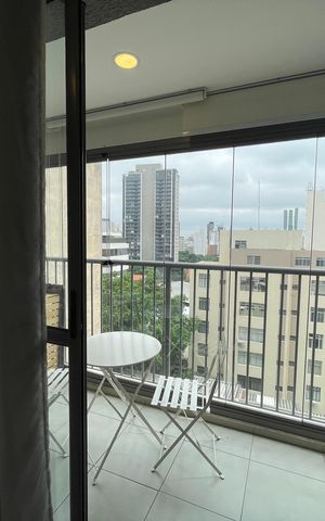 Studio para alugar com 26m², 1 quarto e sem vaga