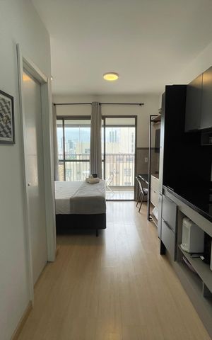 Studio para alugar com 26m², 1 quarto e sem vaga