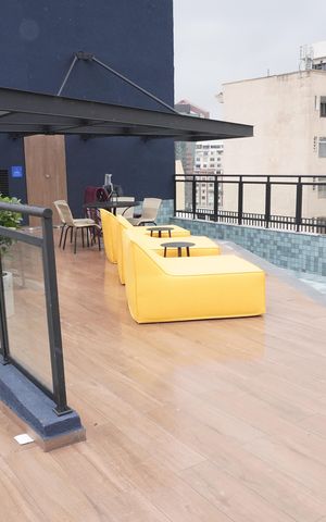 Studio para alugar com 24m², 1 quarto e sem vagaPiscina