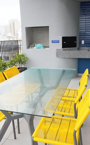 Studio para alugar com 24m², 1 quarto e sem vagaChurrasqueira