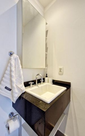 Apartamento à venda com 57m², 1 quarto e 1 vaga Apartamento à venda com 57m², 1 quarto e 1 vagaBanheiro