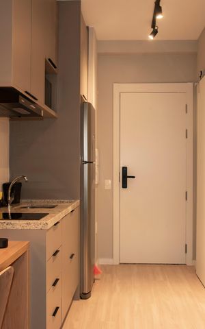 Studio para alugar com 25m², 1 quarto e sem vagaCozinha