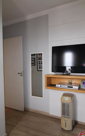 Apartamento à venda com 110m², 3 quartos e 2 vagasQuarto 3