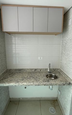 Studio à venda com 30m², 1 quarto e sem vaga Studio à venda com 30m², 1 quarto e sem vagaSacada