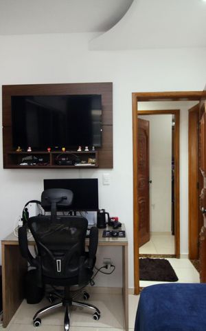 Apartamento à venda com 109m², 3 quartos e 2 vagasQuarto 3