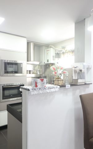 Apartamento à venda com 48m², 2 quartos e 1 vagaCozinha e Área de Serviço