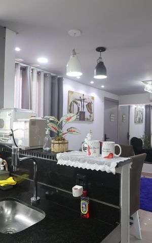 Apartamento à venda com 48m², 2 quartos e 1 vagaCozinha e Área de Serviço