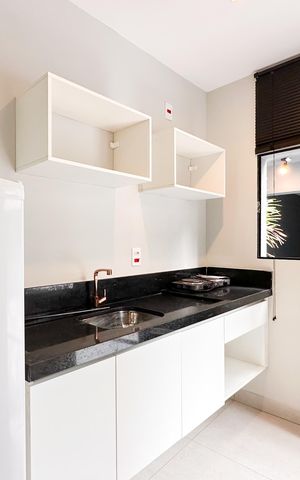 Apartamento para alugar com 22m², 1 quarto e sem vaga Apartamento para alugar com 22m², 1 quarto e sem vagaCozinha