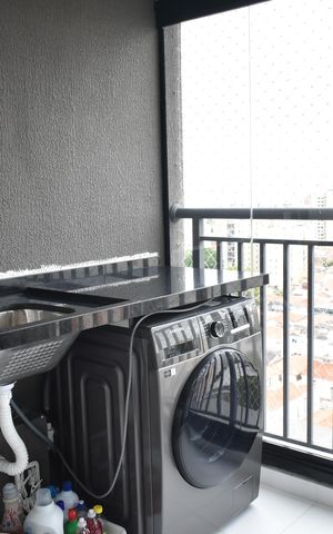 Apartamento à venda com 46m², 2 quartos e sem vagaSacada