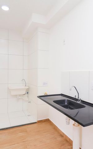 Apartamento para alugar com 32m², 2 quartos e sem vagaCozinha e Área de Serviço