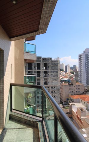 Apartamento para alugar com 115m², 3 quartos e 2 vagasQuarto 3 - Varanda