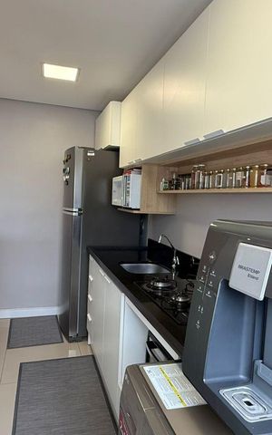 Apartamento à venda com 49m², 2 quartos e 1 vagaCozinha