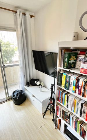 Apartamento à venda com 36m², 1 quarto e 1 vaga Apartamento à venda com 36m², 1 quarto e 1 vagaSala