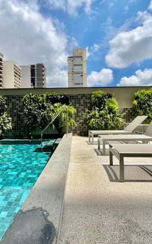 Apartamento à venda com 130m², 2 quartos e 2 vagas Apartamento à venda com 130m², 2 quartos e 2 vagasÁrea comum - Piscina